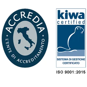 Kiwa Cermet · Accredia — ISO 9001:2015